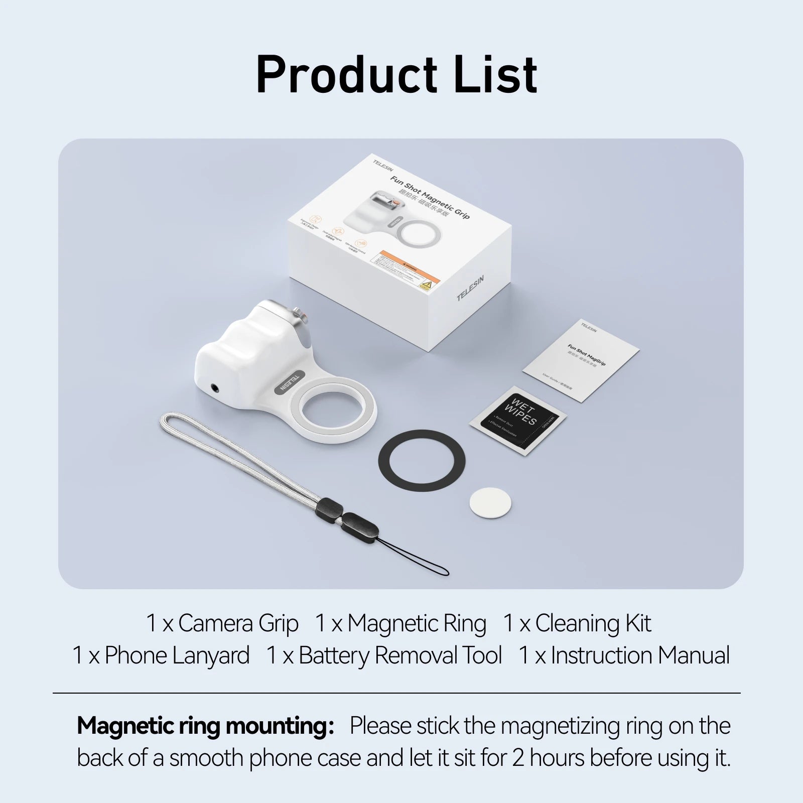 WaveGrip Pro™ - Soporte de cámara magnética