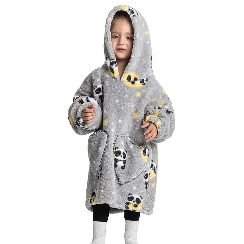 CozyChill™  - Sudadera con capucha de manta cálida