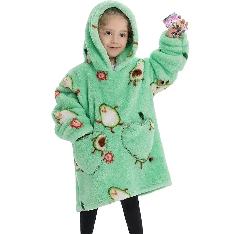 CozyChill™  - Sudadera con capucha de manta cálida
