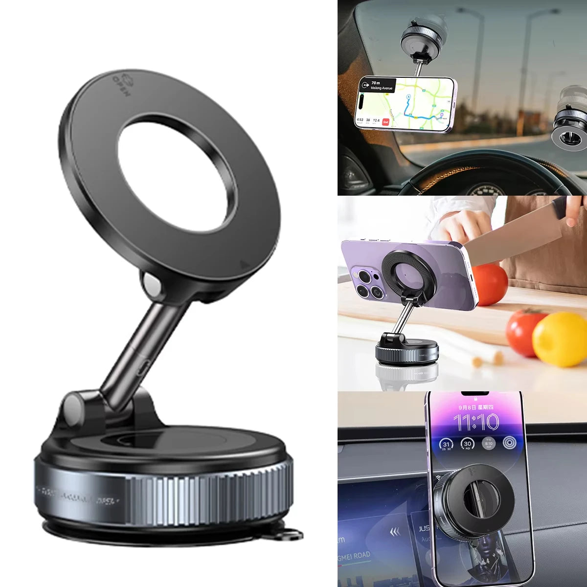 MagniGrip™ - Soporte magnético para teléfono 360°