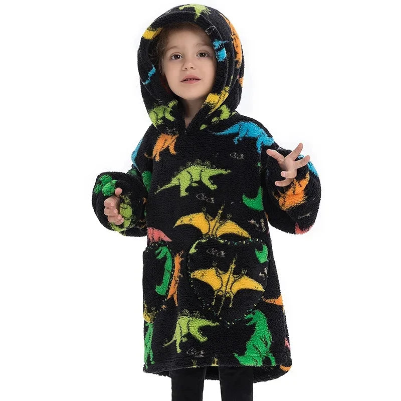 CozyChill™  - Sudadera con capucha de manta cálida