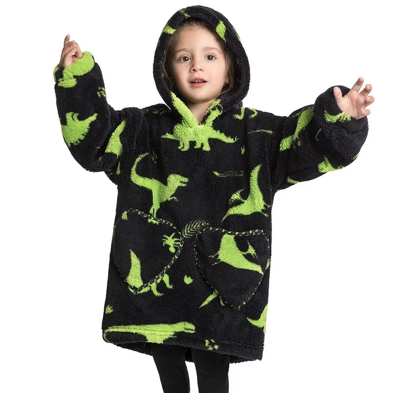 CozyChill™  - Sudadera con capucha de manta cálida