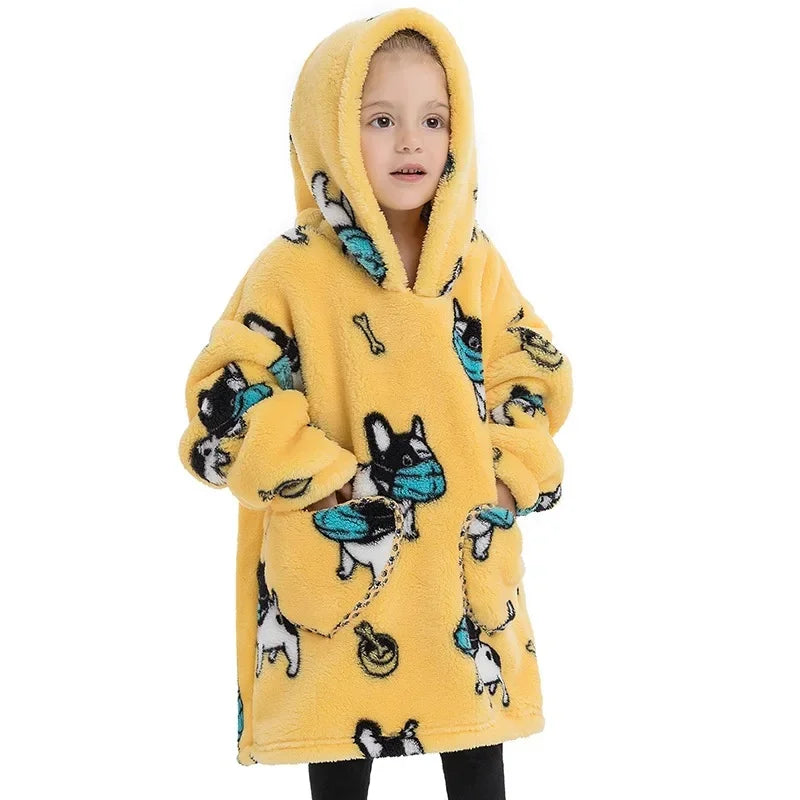 CozyChill™  - Sudadera con capucha de manta cálida